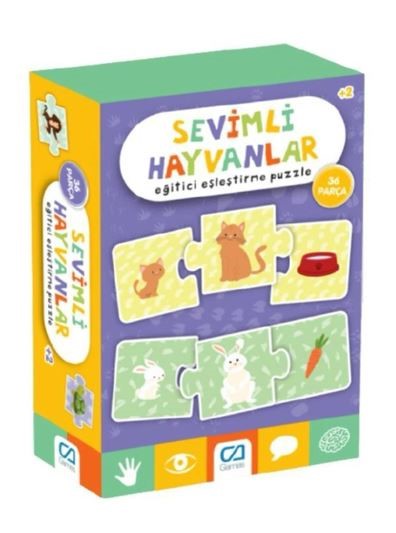 Sevimli Hayvanlar 36 Parça Puzzle 