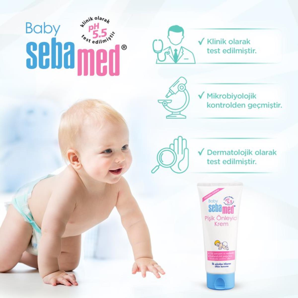 SEBAMED BEBE PİŞİK KREMİ (Önleyici) 50ML
