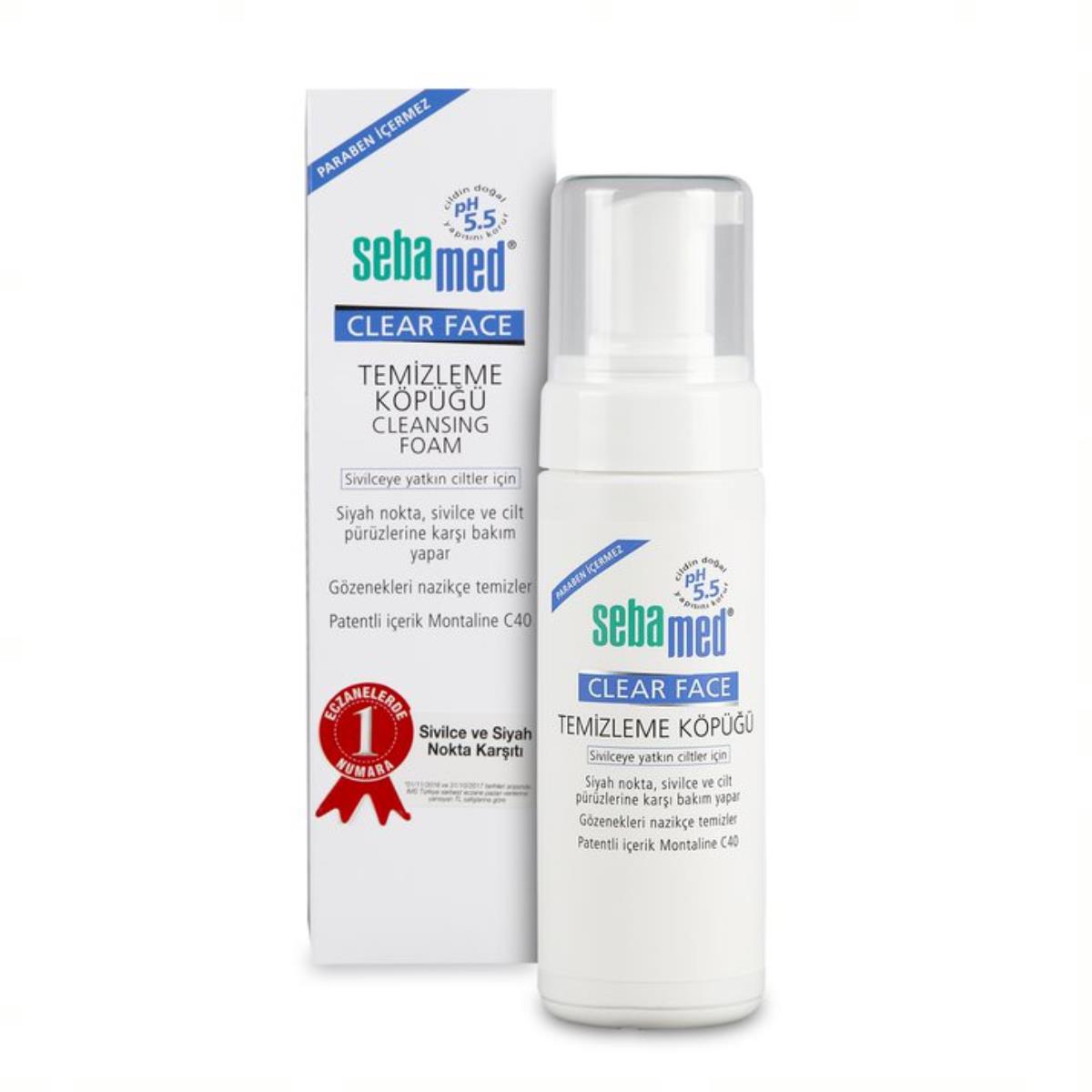 SEBAMED CLEAR FACE TEMİZEME KÖPÜĞÜ 150ML